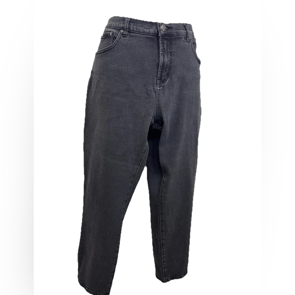 Diane Gilman Women’s Faded Black Jeans Size 18W Plus